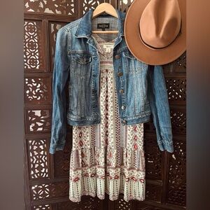 Bohemian Patterned relaxed fit Dress